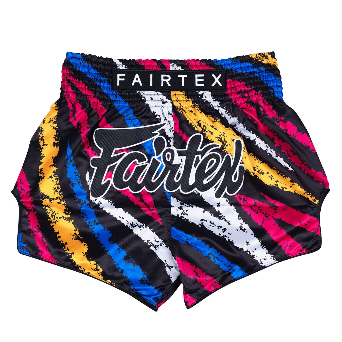 Fairtex BS1956 Muaythai Shorts - Colourful (Vertical)