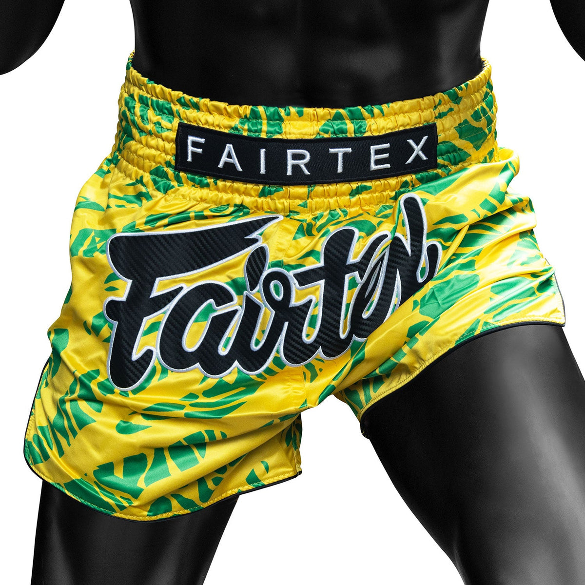 Fairtex BS1959 Muaythai Shorts - Yellow-Green