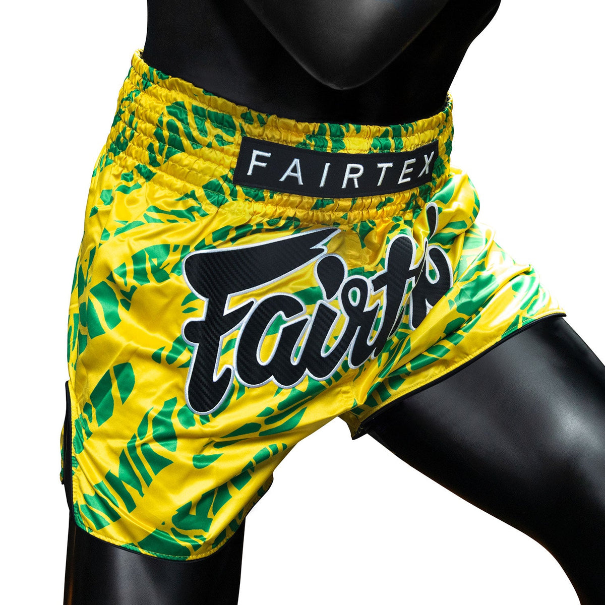 Fairtex BS1959 Muaythai Shorts - Yellow-Green