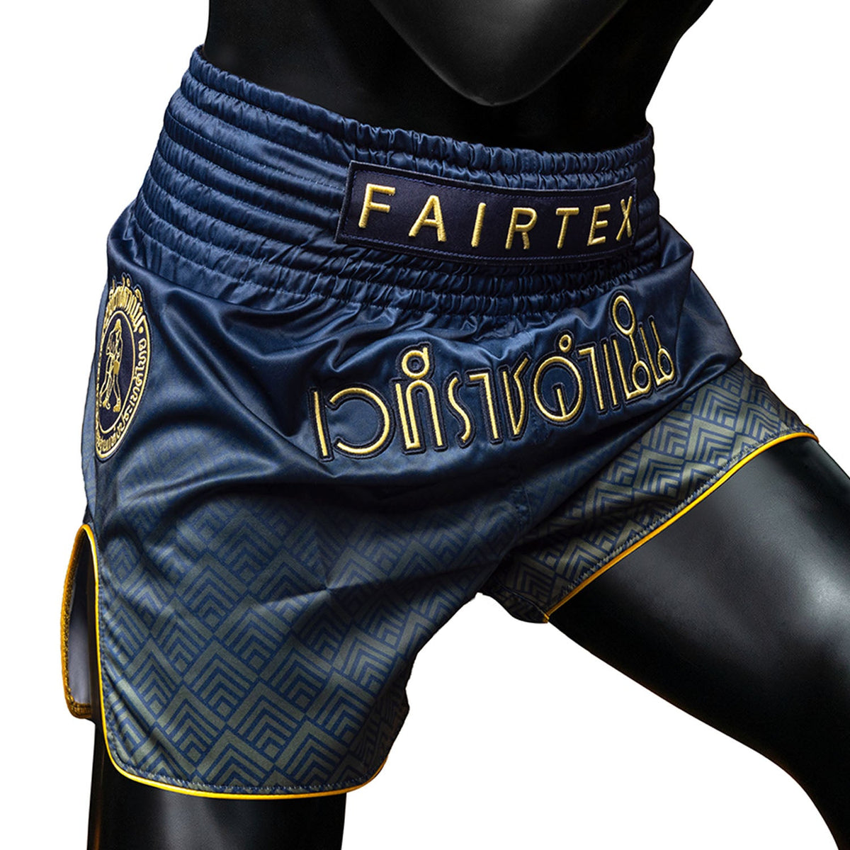 Fairtex x Rajadamnern Muay Thai Shorts - BS-RAJ03 - Navy