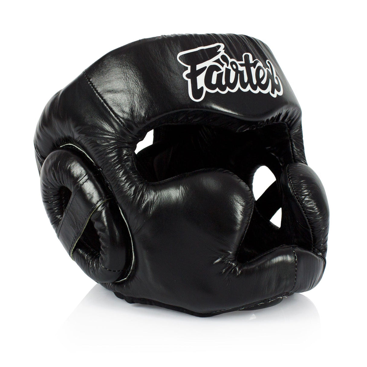 Fairtex HG13 Diagonal Vision Sparring Headguard - Black