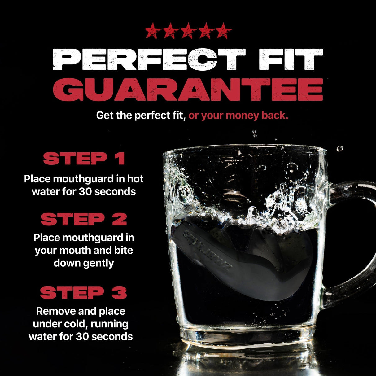 SafeJawz Intro Mouthguard Black