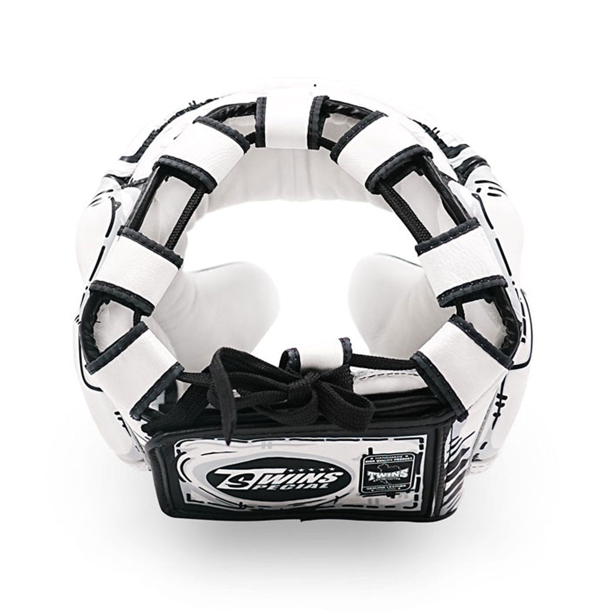 Twins Special FHGL3-66 Leather Sparring Headguard - Comic