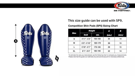 Fairtex SP5 Shin Pads - Yellow