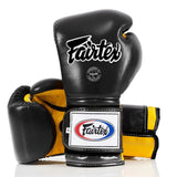Fairtex BGV9 Mexican Style Boxing Gloves Black-Yellow