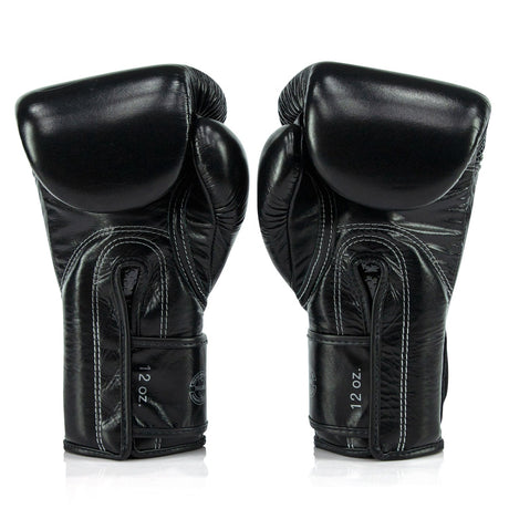 Fairtex X Glory BGVG3 Velcro Boxing Gloves - Black-Gold