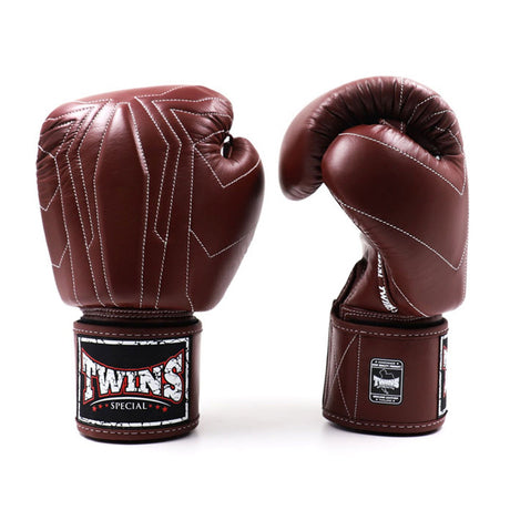 Twins Special BGVL14 Boxing Gloves - Dark Brown