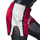 Fairtex BS1704 Slim Fit Muaythai Shorts - Red-White