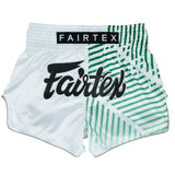 Fairtex BS1923 Muaythai Shorts - White Racer