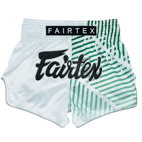 Fairtex BS1923 Muaythai Shorts - White Racer
