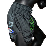 Fairtex BS1924 Muaythai Shorts - Black Racer