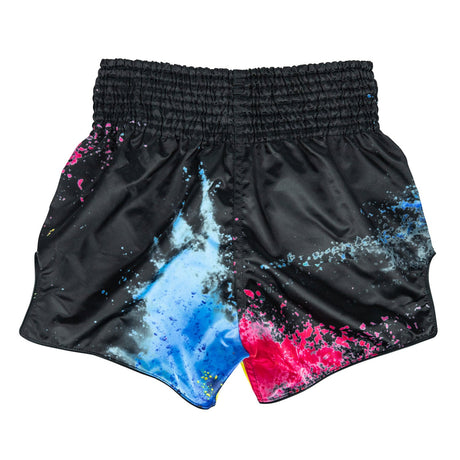Fairtex BS1938 Muaythai Shorts - Acid Jazz Black