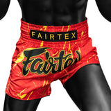 Fairtex BS1946 Muaythai Shorts - Red Inferno