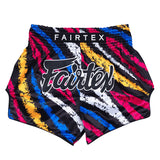 Fairtex BS1956 Muaythai Shorts - Colourful (Vertical)