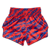 Fairtex BS1958 Muaythai Shorts - Red-Blue