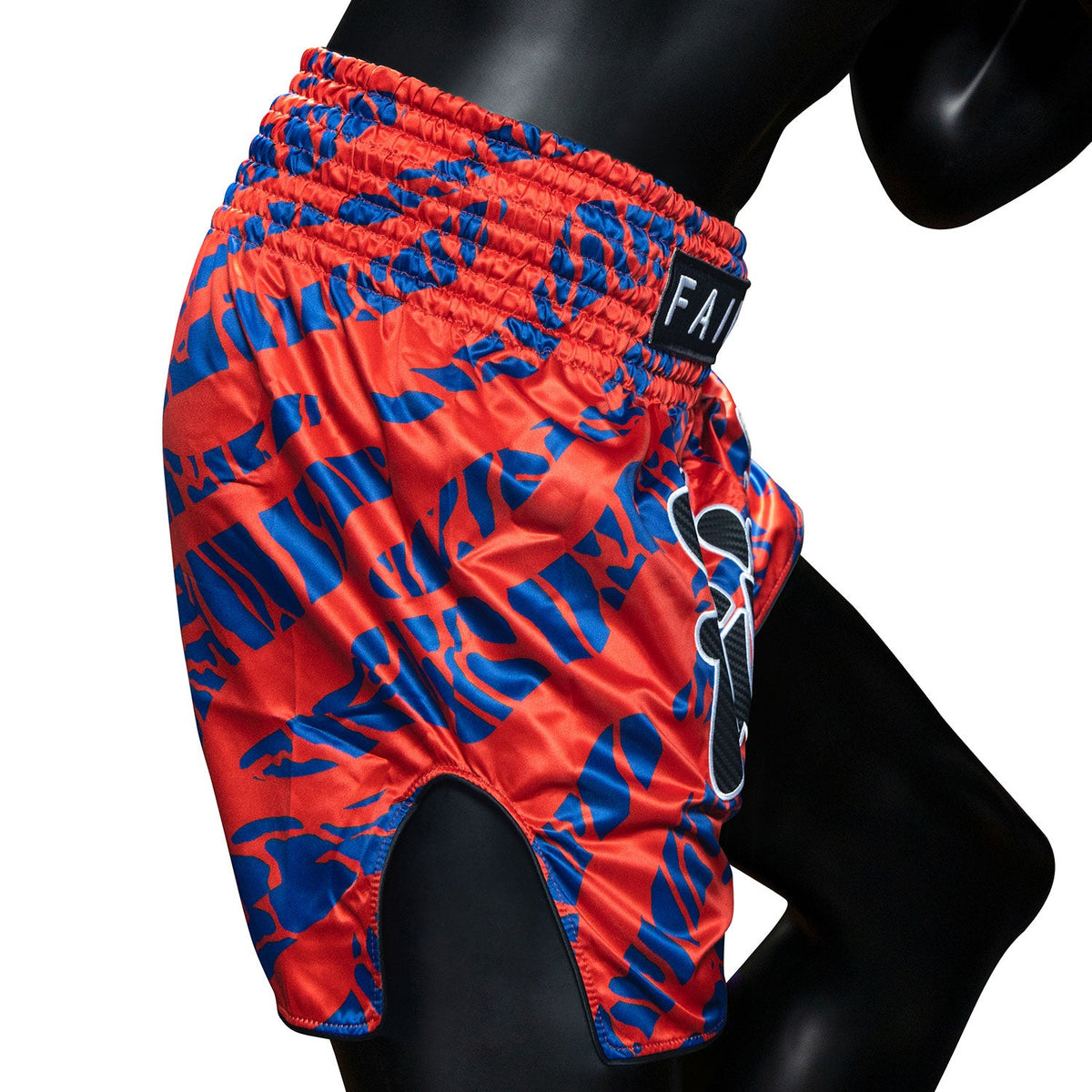 Fairtex BS1958 Muaythai Shorts - Red-Blue