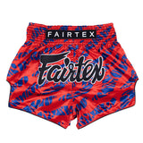 Fairtex BS1958 Muaythai Shorts - Red-Blue