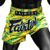 Fairtex BS1959 Muaythai Shorts - Yellow-Green