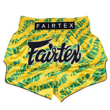Fairtex BS1959 Muaythai Shorts - Yellow-Green