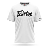 Fairtex TS7 Script Logo Cotton T-Shirt - White