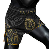 Fairtex x Rajadamnern Muay Thai Shorts - BS-RAJ02 - Black