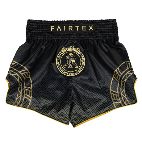 Fairtex x Rajadamnern Muay Thai Shorts - BS-RAJ02 - Black