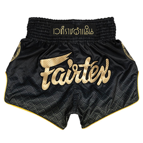 Fairtex x Rajadamnern Muay Thai Shorts - BS-RAJ04 - Black
