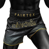 Fairtex x Rajadamnern Muay Thai Shorts - BS-RAJ04 - Black