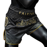 Fairtex x Rajadamnern Muay Thai Shorts - BS-RAJ04 - Black