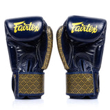 Fairtex X Rajadamnern Premium Boxing Gloves - Navy