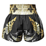 TUFF Muay Thai Shorts - MS631 - Thai King Of Naga Black