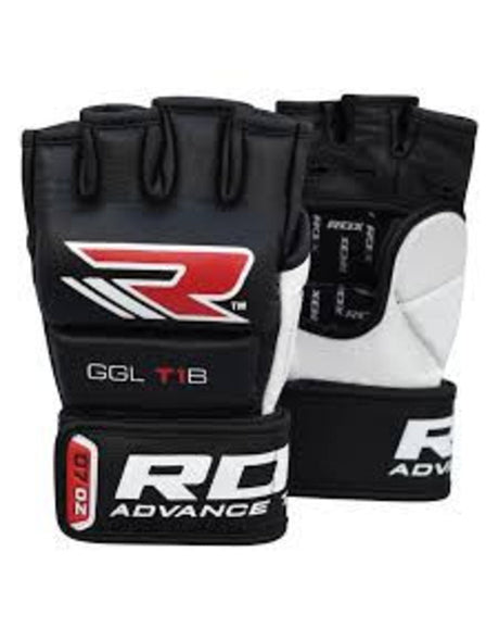 RDX T1 Leather MMA Grappling Gloves - Gymzey.com