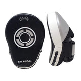 Curved hitting surface detail on RPM7 mitts