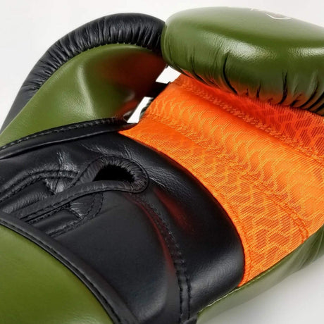 Ventilated mesh palm Rival RB80 khaki gloves for boxing training
