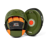 Khaki Green RPM80 Impulse Punch Mitts Rival boxing training equipment