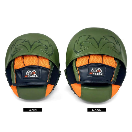 Size difference RPM80 Impulse Punch Mitts khaki