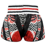 TUFF High-Cut Retro Muaythai Shorts - RMS102 - Waves of Bushido Elegance