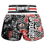 TUFF High-Cut Retro Muaythai Shorts - RMS102 - Waves of Bushido Elegance