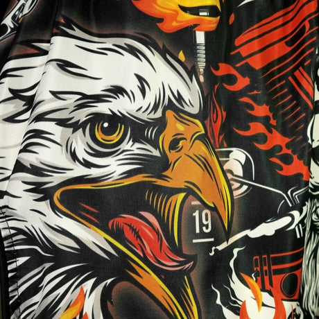 TUFF High-Cut Retro Muaythai Shorts - RMS108 - Graybeard and The Eagle