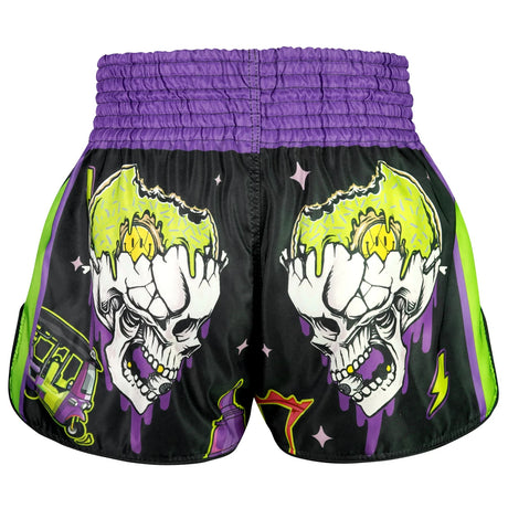 TUFF High-Cut Retro Muaythai Shorts - RMS118 - The TKO Night