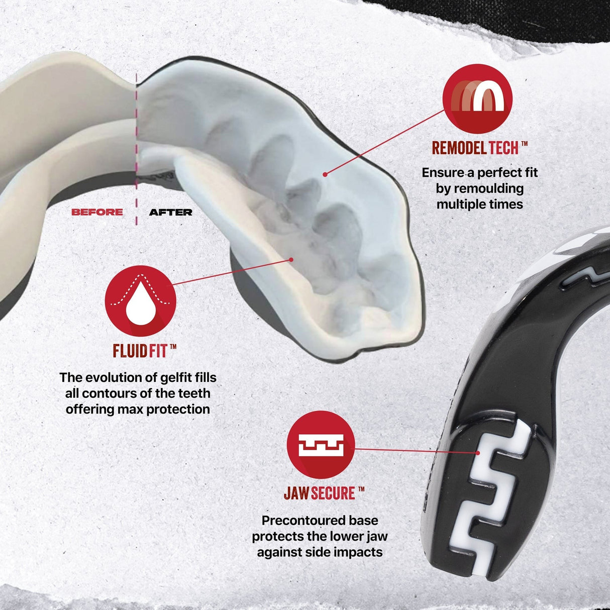 SafeJawz Extro Mouth Guard Fangz