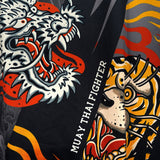 TUFF Tank Top - TT105 - Black Dragon and Tiger