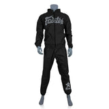 Fairtex VS3 Vinyl Sweatsuit - Black-Grey